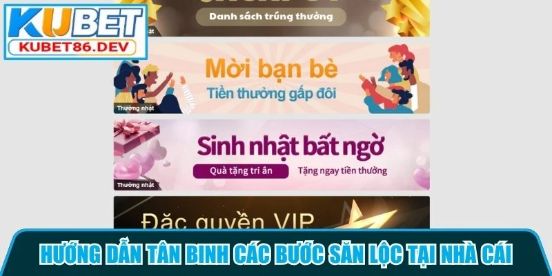 Hướng dẫn tân binh các bước săn lộc