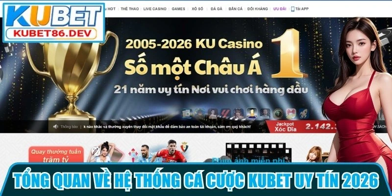 Tổng quan về hệ thống cá cược Kubet uy tín 2026